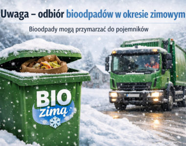 Uwaga – odbiór bioodpadów w okresie zimowym
